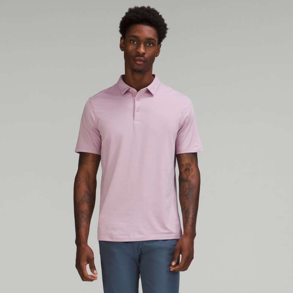 Lululemon Men's Evolution Short Sleeve Polo Shirt - Purple